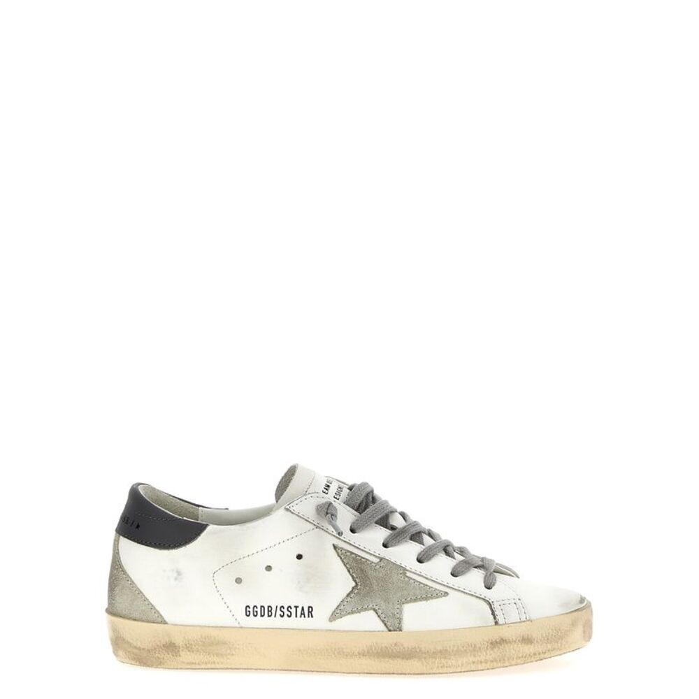 Golden Goose Gray Cowhide Low Top Women's Sneakers
